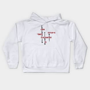 Interlocking Nordic Rune Design Kids Hoodie